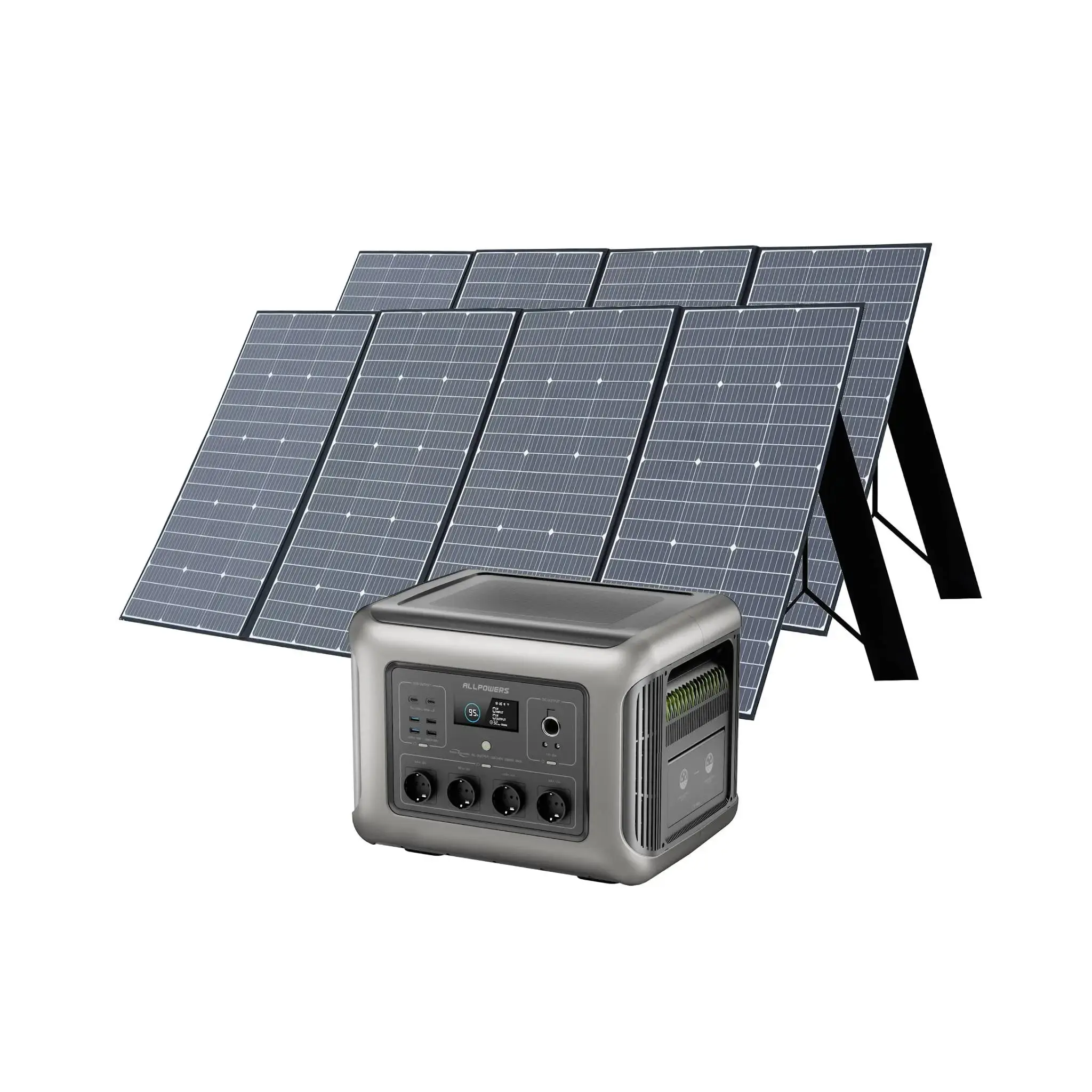 ALLPOWERS Solar Generator Kit 2500W (R2500 V2 + SP037 400W Solar Panel) - Image 10