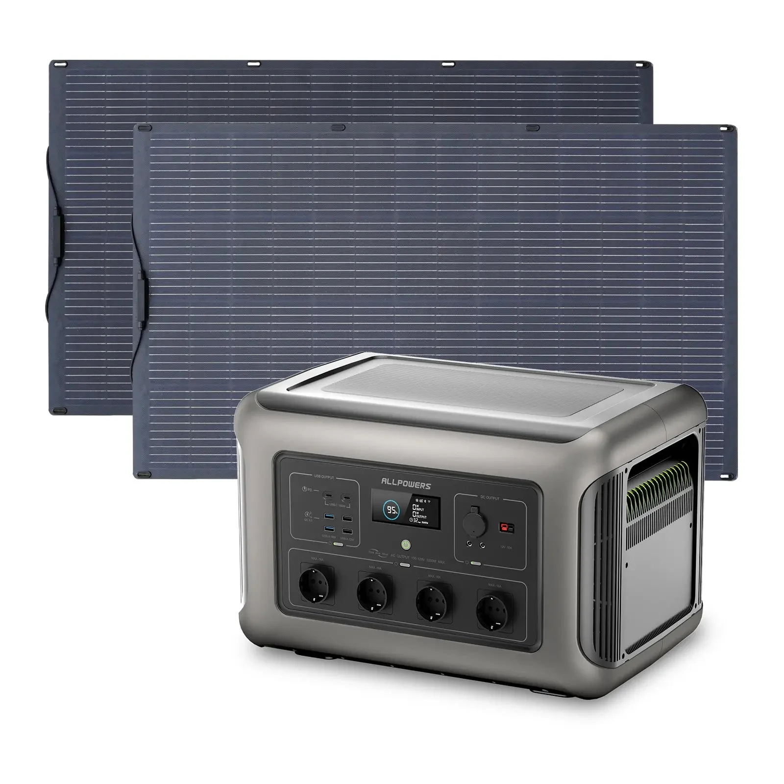ALLPOWERS Solar Generator Kit 3500W (R3500 V2 + SF200 200W Flexible Solar Panel) - Image 11