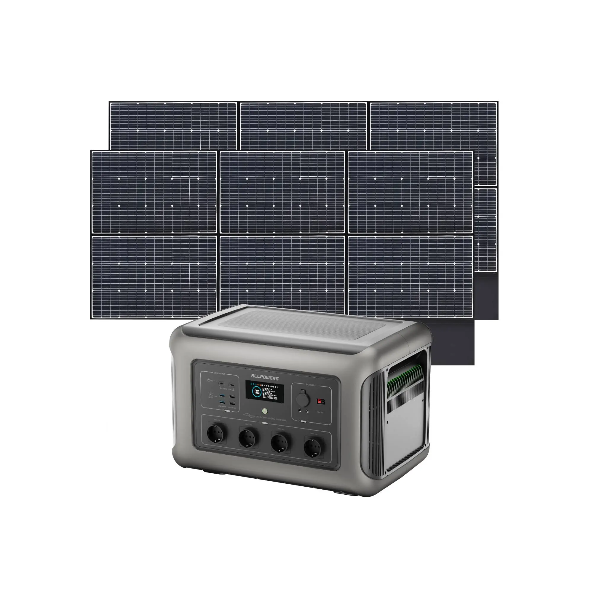 ALLPOWERS Solar Generator Kit 3500W (R3500 V2 + SP039 600W Solar Panel) - Image 11