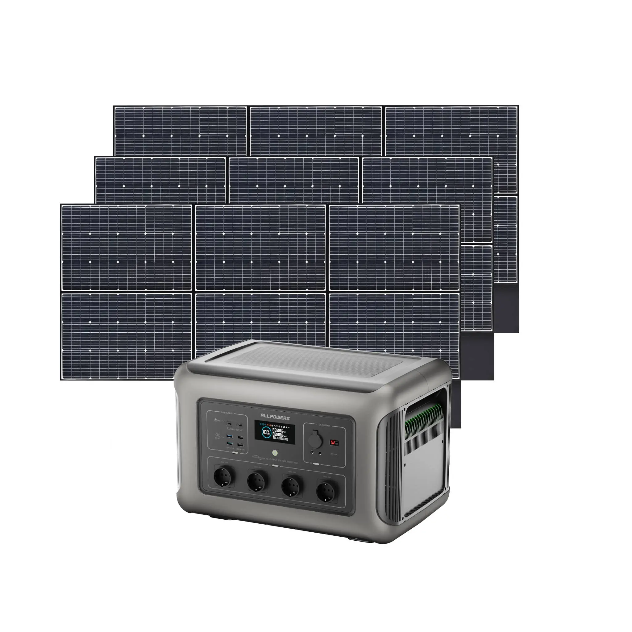 ALLPOWERS Solar Generator Kit 3500W (R3500 V2 + SP039 600W Solar Panel) - Image 12