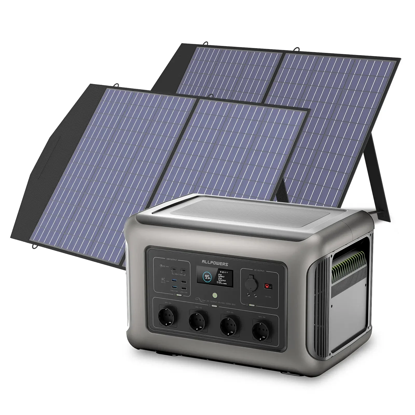 ALLPOWERS Solar Generator Kit 3500W (R3500 + SP027 100W Solar Panel) - Image 13