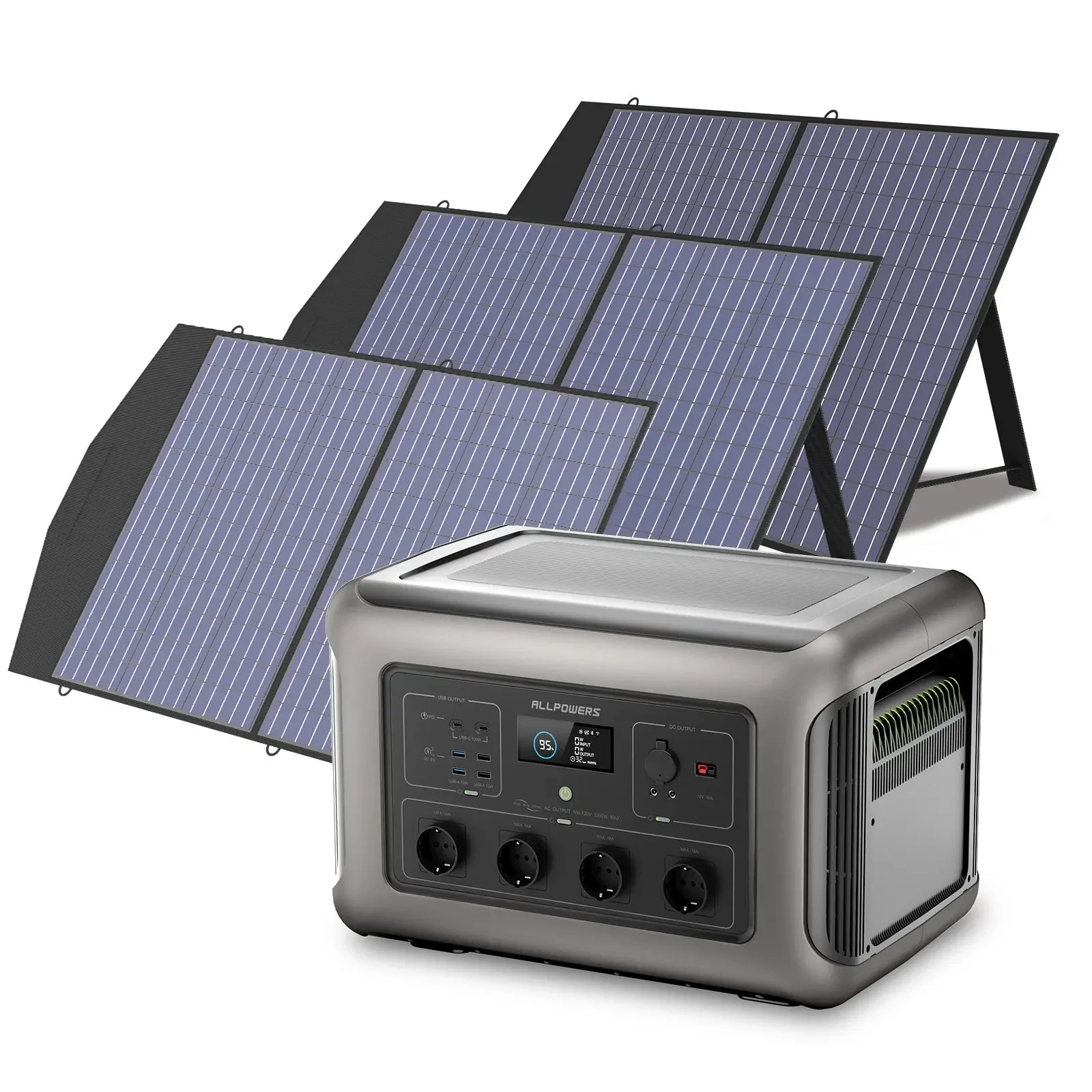 ALLPOWERS Solar Generator Kit 3500W (R3500 + SP027 100W Solar Panel) - Image 14