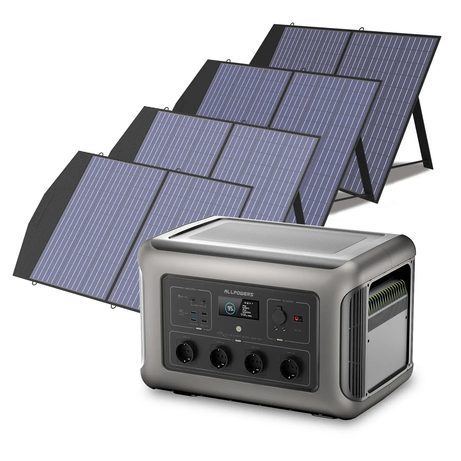 ALLPOWERS Solar Generator Kit 3500W (R3500 + SP027 100W Solar Panel) - Image 15