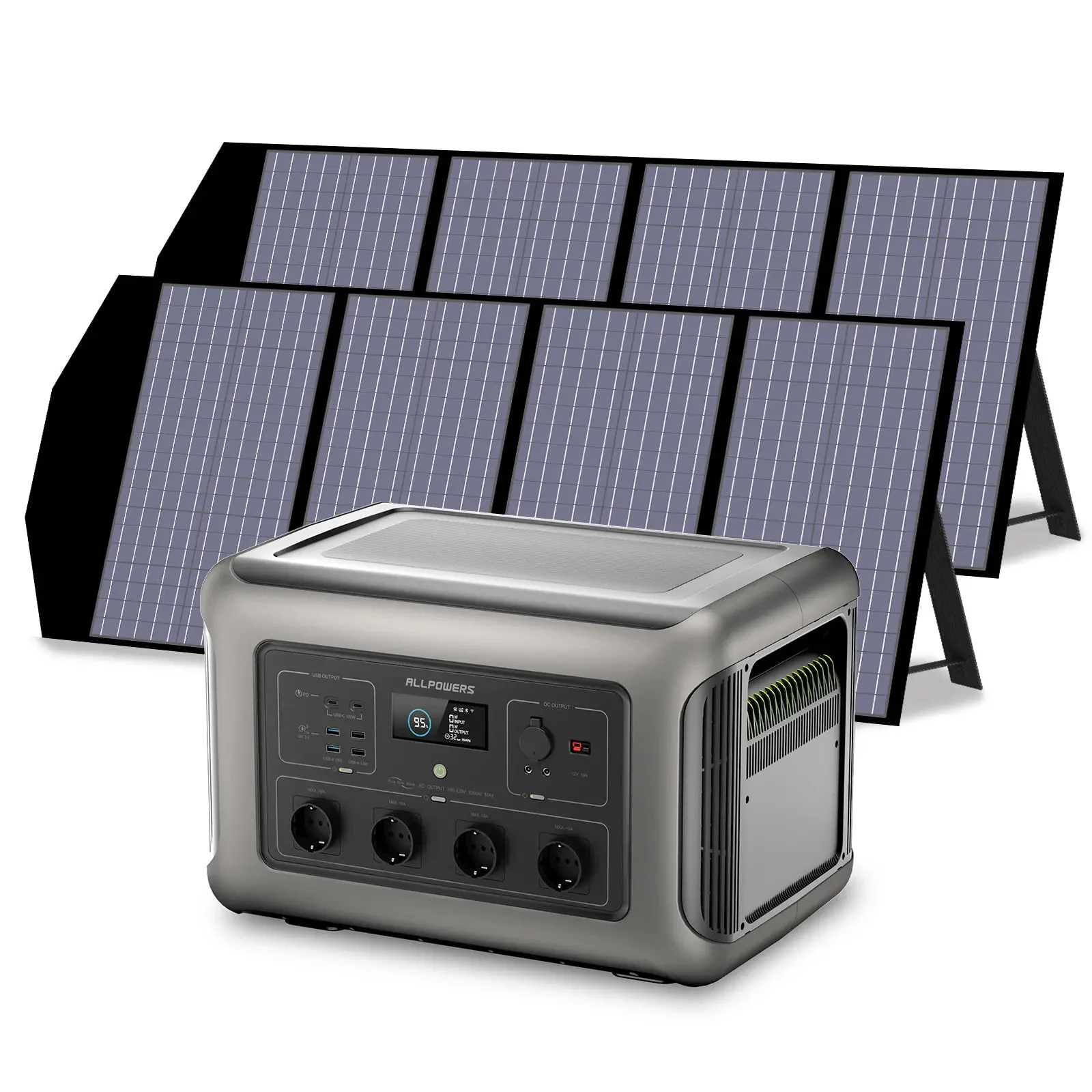 ALLPOWERS Solar Generator Kit 3500W (R3500 V2 + SP029 140W Solar Panel) - Image 9