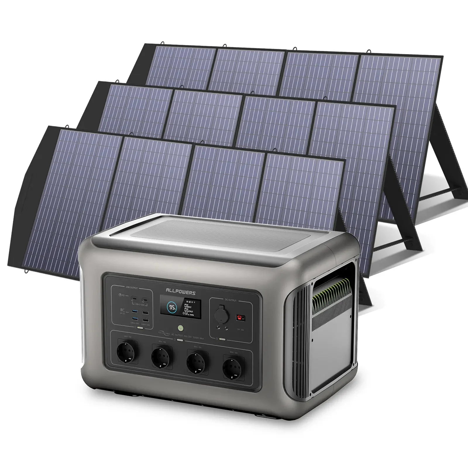 ALLPOWERS Solar Generator Kit 3500W (R3500 V2  + SP033 200W Solar Panel) - Image 10