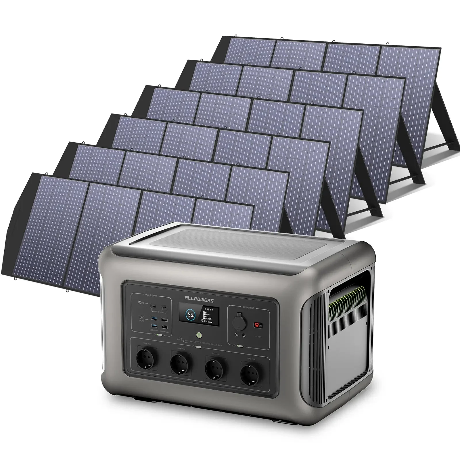 ALLPOWERS Solar Generator Kit 3500W (R3500 V2  + SP033 200W Solar Panel) - Image 12