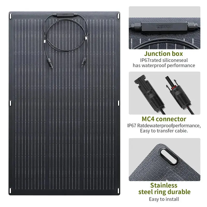 ALLPOWERS Solar Generator Kit 600W (R600 + SF100 100W Flexible Solar Panel) - Image 10