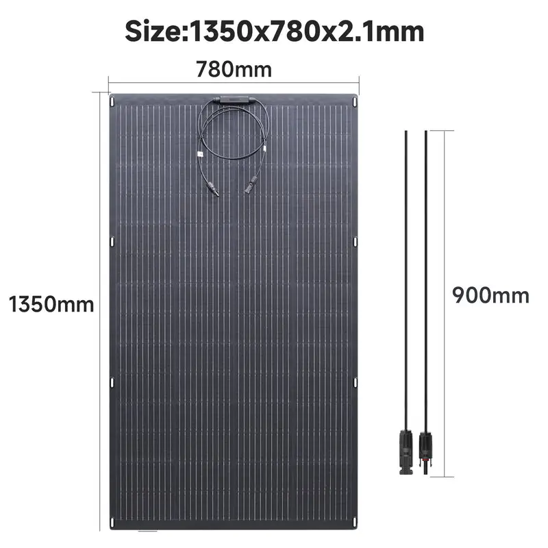 ALLPOWERS Solar Generator Kit 600W (R600 + SF200 200W Flexible Solar Panel) - Image 11