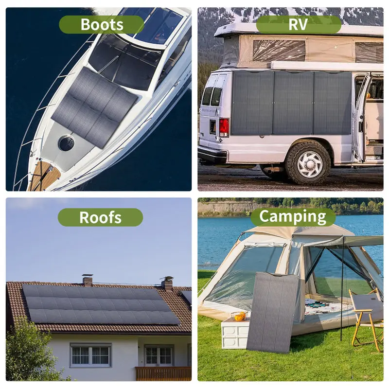ALLPOWERS Solar Generator Kit 600W (R600 + SF100 100W Flexible Solar Panel) - Image 7