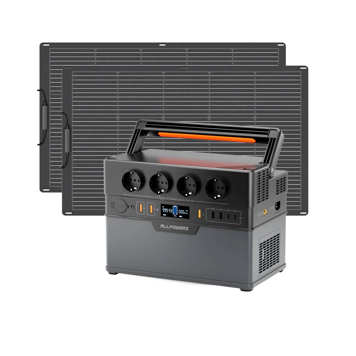 ALLPOWERS Solar Generator Kit 1500W (S1500 PLUS+ SF100 100W Flexible Solar Panel) - Image 11