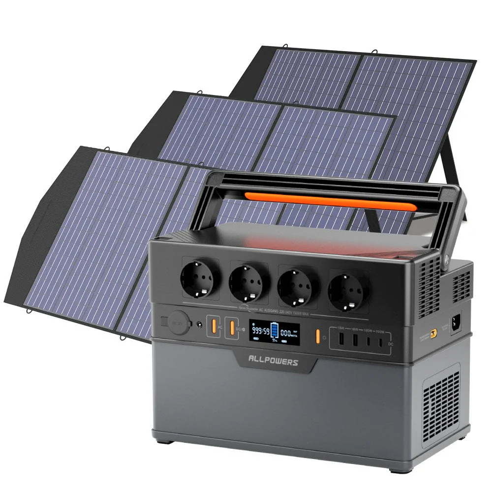 ALLPOWERS Solar Generator Kit 1500W (S1500 PLUS + SP027 Solar Panel) - Image 12