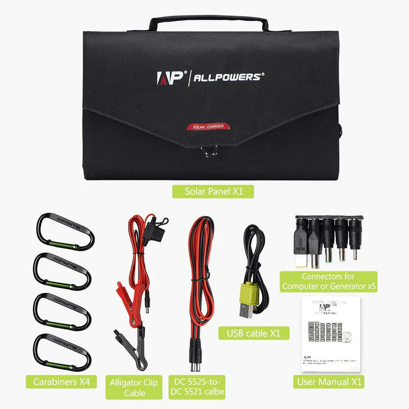 ALLPOWERS Solar Generator Kit 200W (S200 + SP012 100W Solar Panel) - Image 11