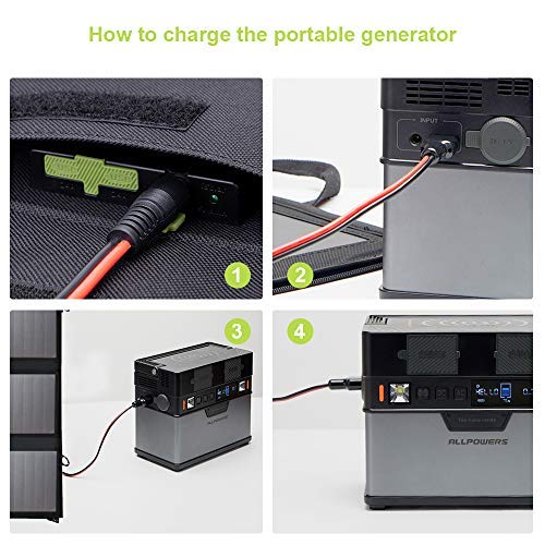 ALLPOWERS Solar Generator Kit 200W (S200 + SP012 100W Solar Panel) - Image 9