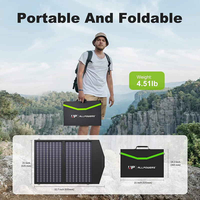 ALLPOWERS Solar Generator Kit 200W (S200 + SP020 60W Solar Panel) - Image 4