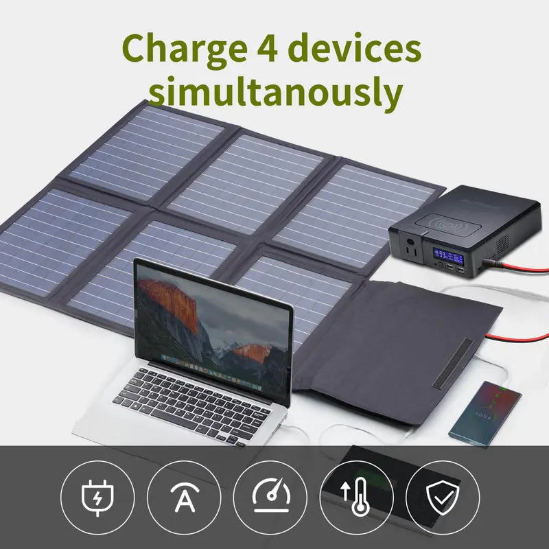 ALLPOWERS Solar Generator Kit 200W (S200 + SP026 60W Solar Panel) - Image 7