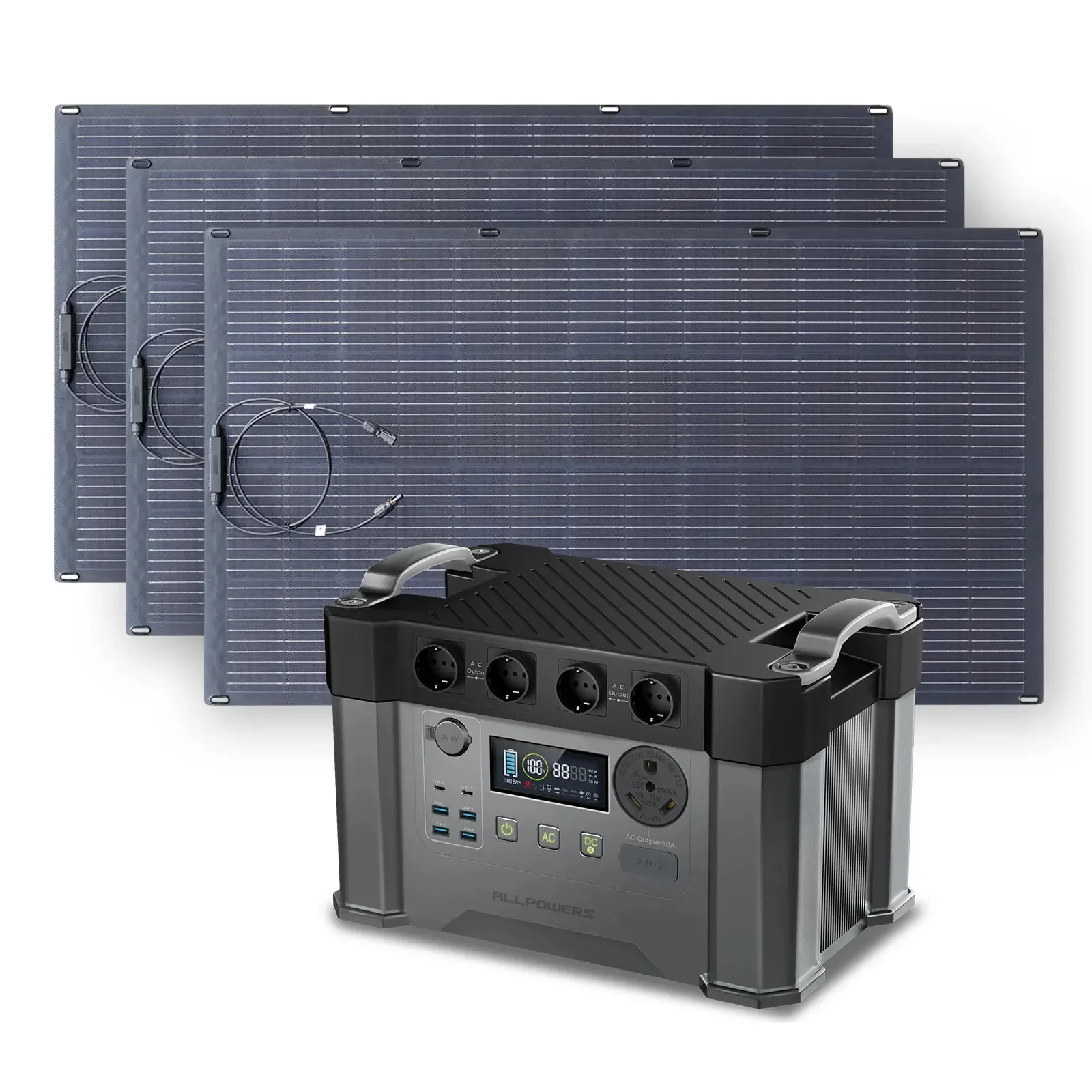 ALLPOWERS Solar Generator Kit 2400W (S2000 Pro + SF200 200W Flexible Solar Panel) - Image 11
