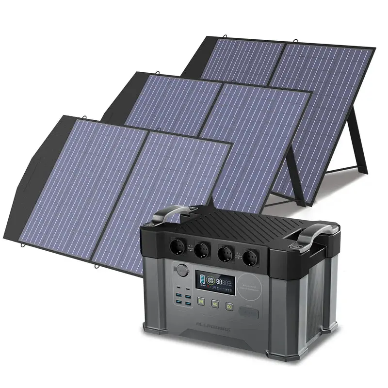 ALLPOWERS Solar Generator Kit 2400W (S2000 Pro + SP027 100W Solar Panel) - Image 15