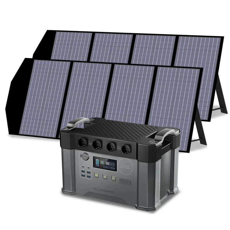 ALLPOWERS Solar Generator Kit 2400W (S2000 Pro + SP029 140W Solar Panel) - Image 10