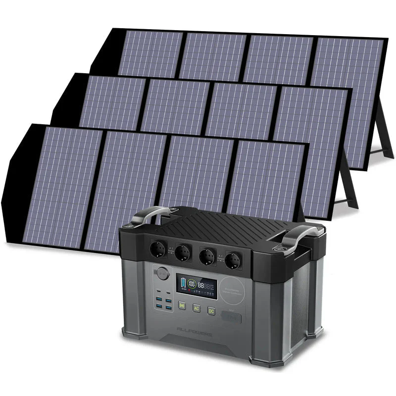 ALLPOWERS Solar Generator Kit 2400W (S2000 Pro + SP029 140W Solar Panel) - Image 9