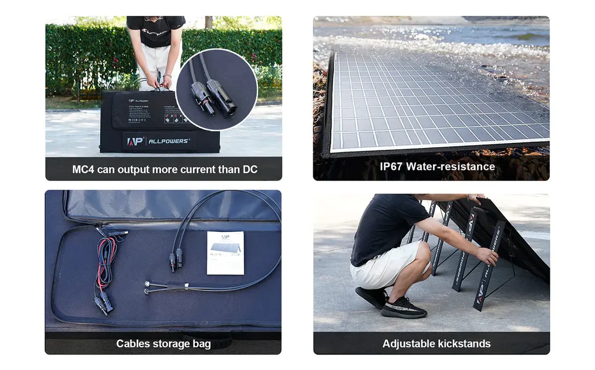 ALLPOWERS Solar Generator Kit 2400W (S2000 Pro + SP037 400W Solar Panel) - Image 9