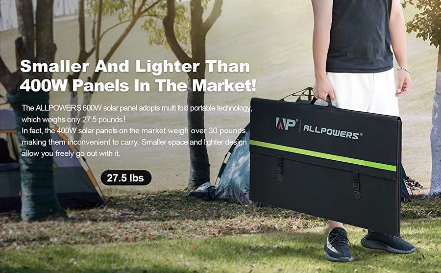 ALLPOWERS Solar Generator Kit 2400W (S2000 Pro + SP039 600W Solar Panel) - Image 13