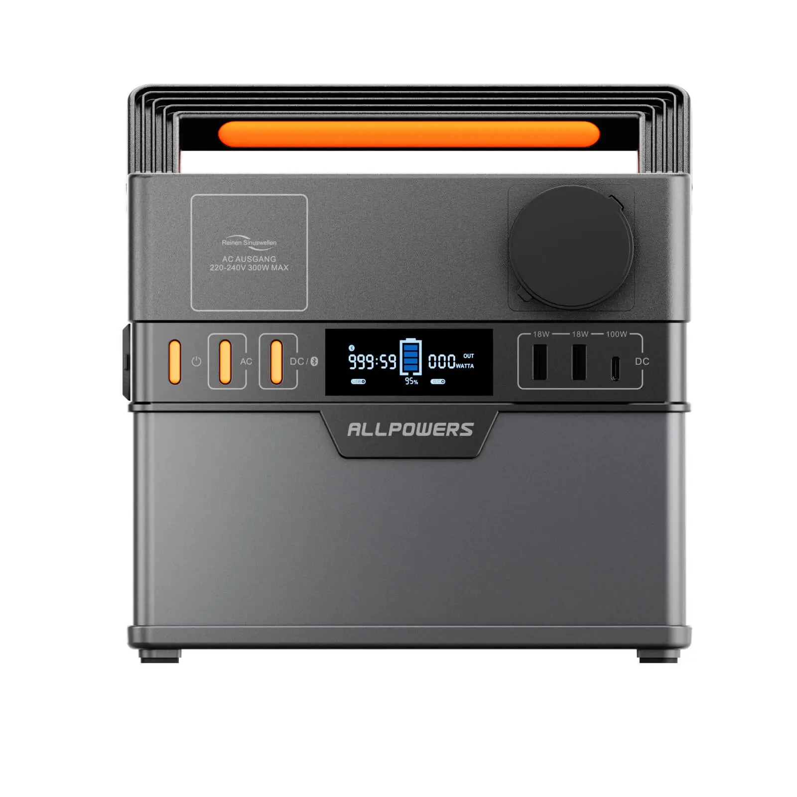 ALLPOWERS S300 Plus Portable Power Station 300W 288Wh - Image 3