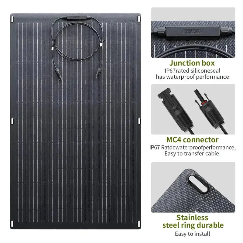 ALLPOWERS Solar Generator Kit 1800W (R1500 + SF200 200W Flexible Solar Panel) - Image 8