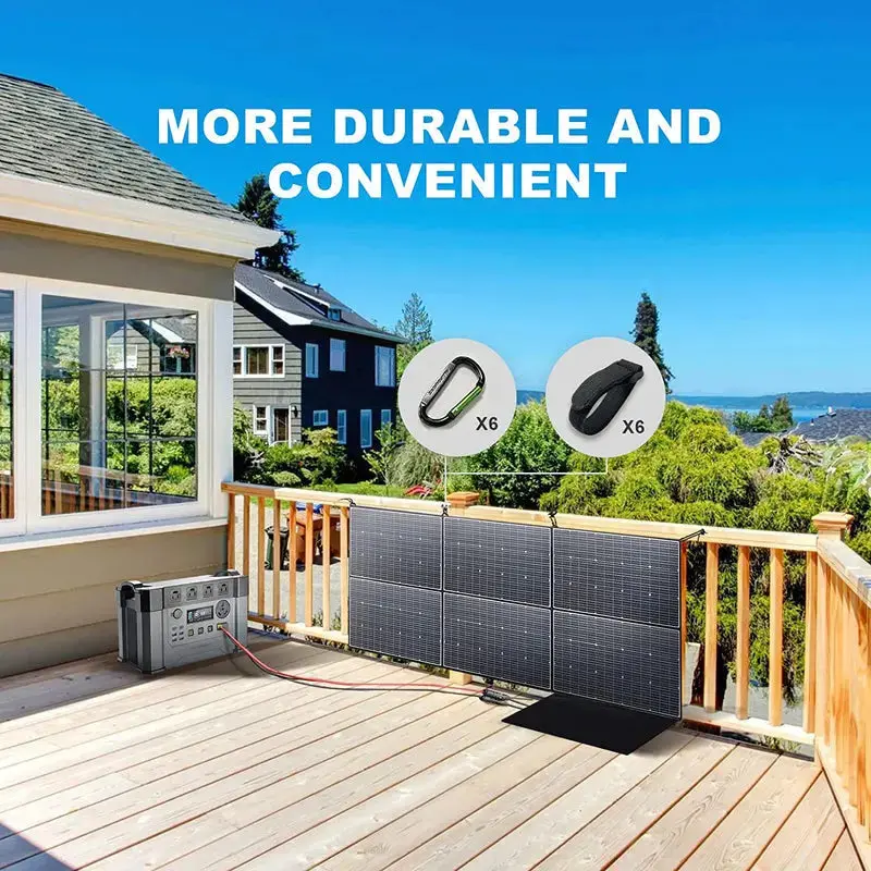 ALLPOWERS Solar Generator Kit 1800W (R1500 + SP039 600W Solar Panel) - Image 4