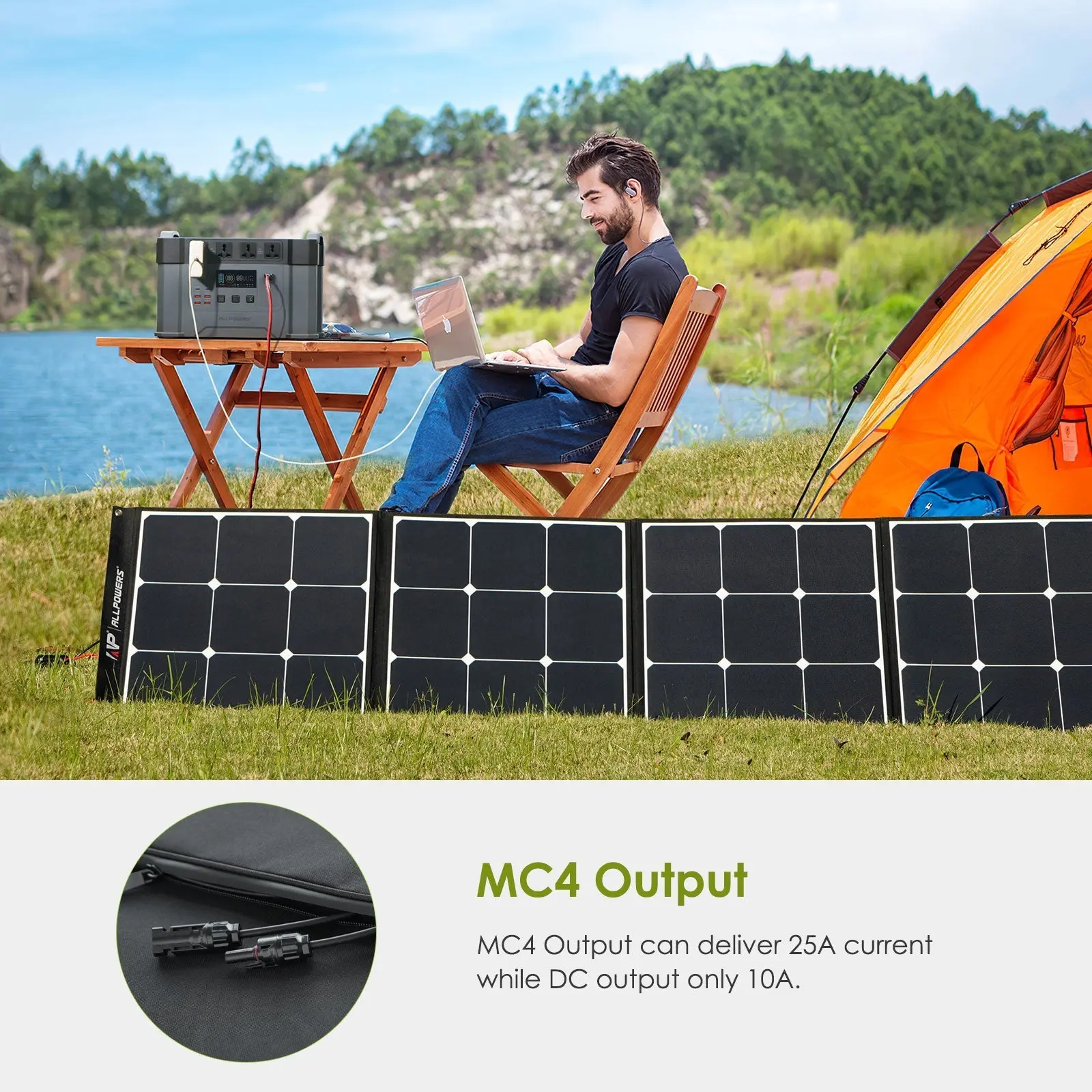 ALLPOWERS SP035 Foldable Solar Panel 200W - Image 6