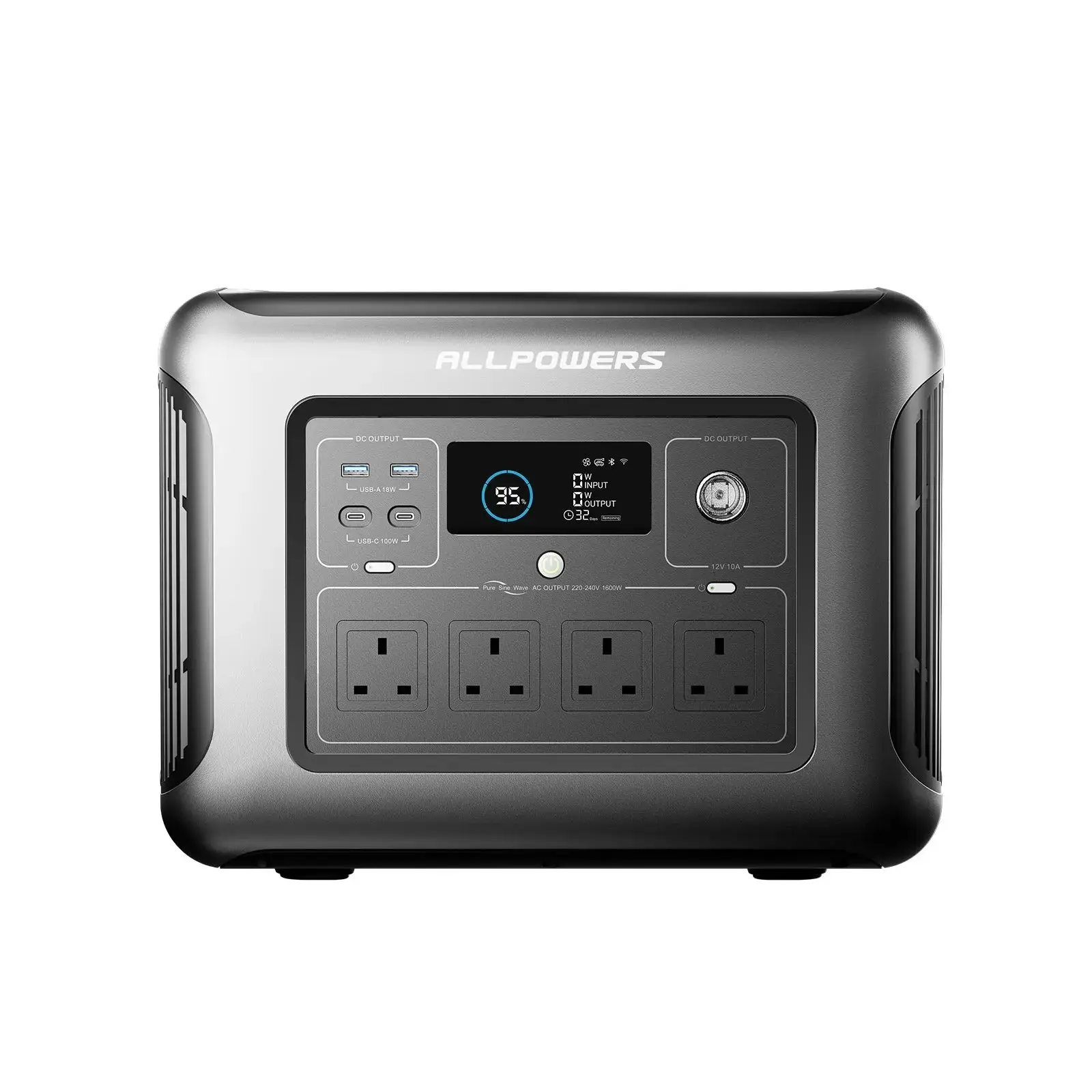ALLPOWERS R1500 LITE Portable Power Station 1600W 1056Wh | UK Plug - Image 2