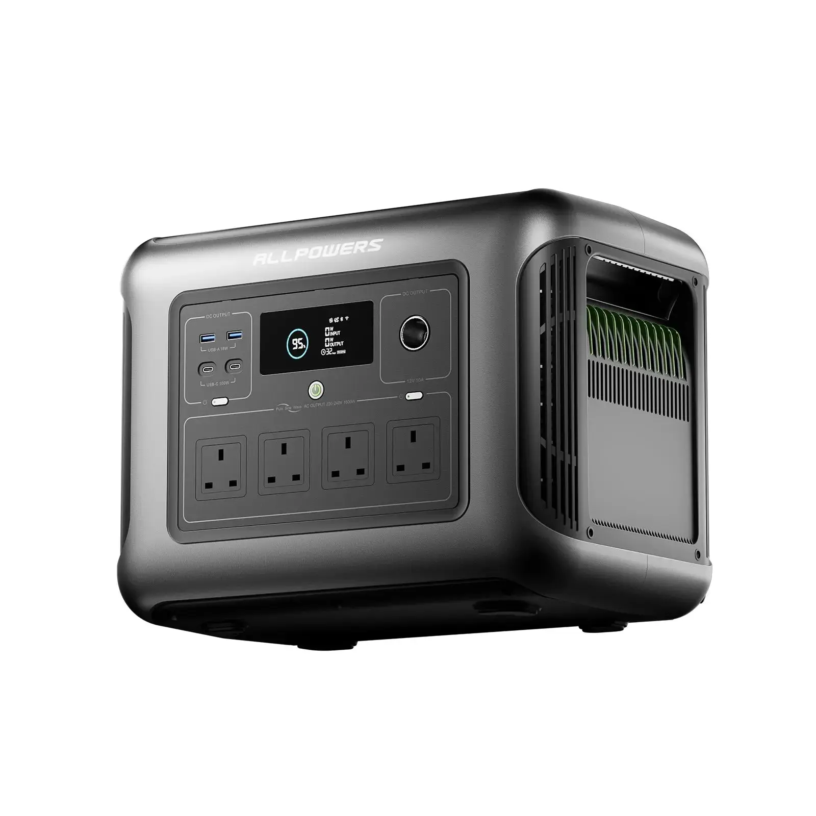 ALLPOWERS R1500 LITE Portable Power Station 1600W 1056Wh | UK Plug - Image 4