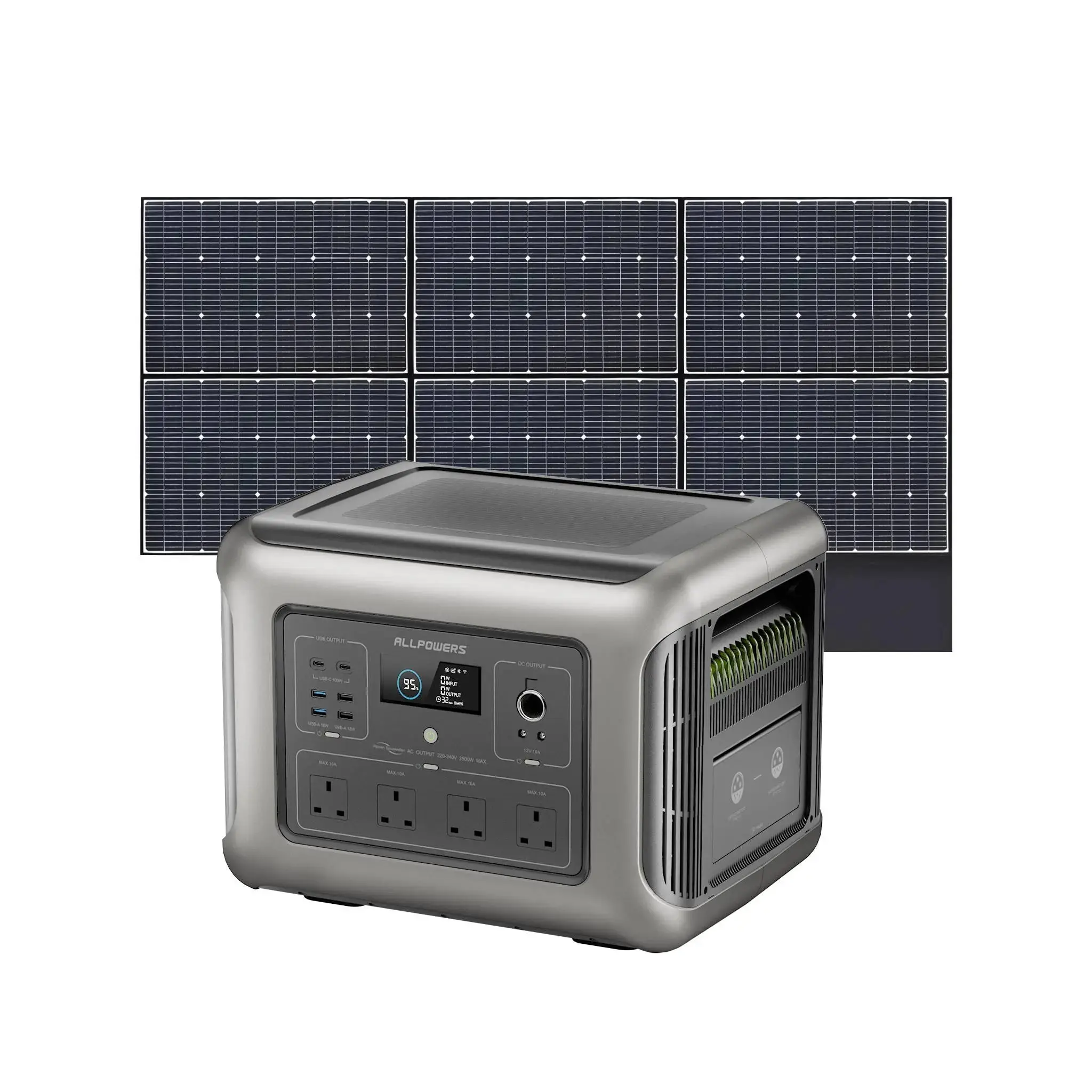 ALLPOWERS R2500 V2 Portable Power Station 2500W 1920Wh LiFeP04 Battery | UK Plug - Image 11