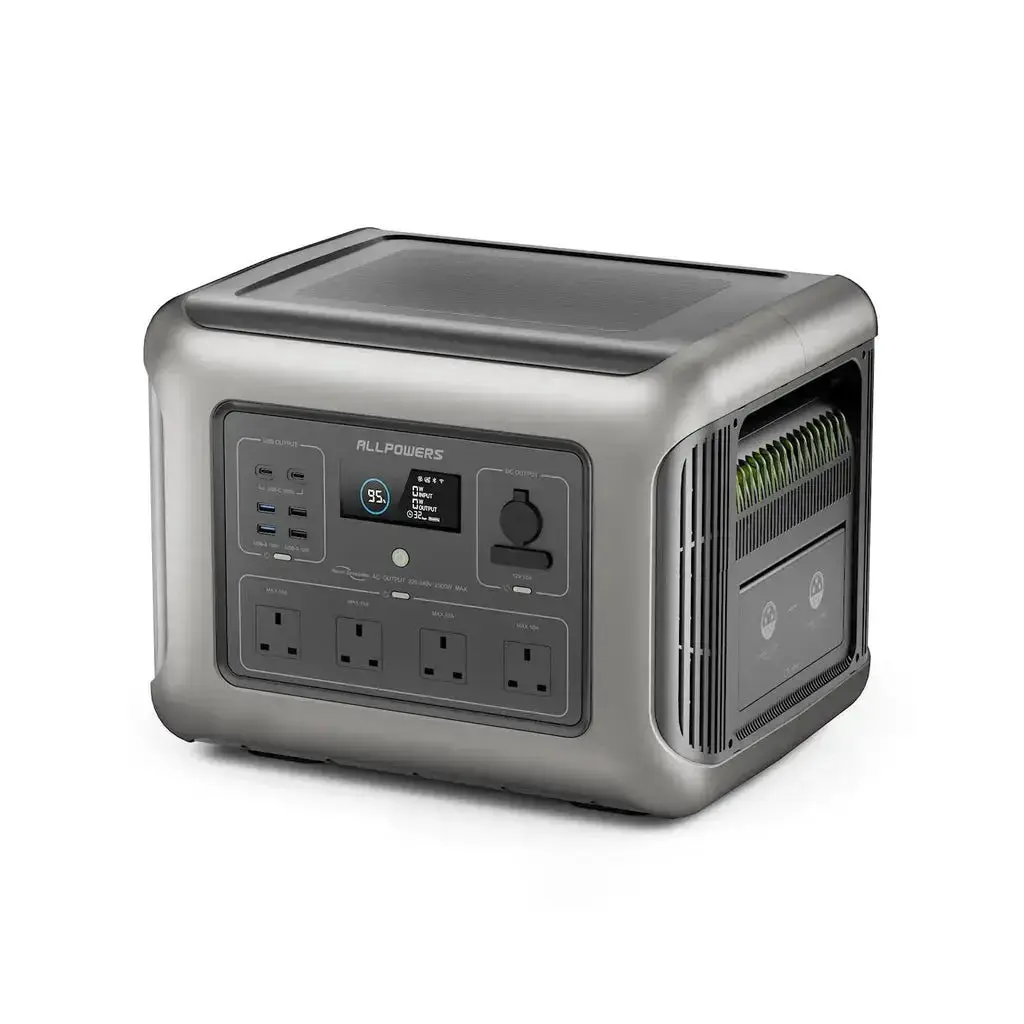 ALLPOWERS R2500 V2 Portable Power Station 2500W 1920Wh LiFeP04 Battery | UK Plug - Image 2