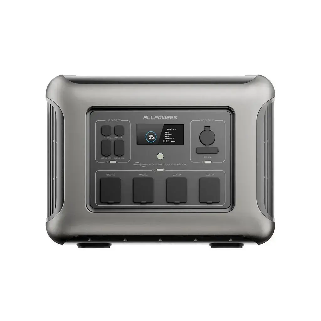 ALLPOWERS R2500 V2 Portable Power Station 2500W 1920Wh LiFeP04 Battery | UK Plug - Image 3
