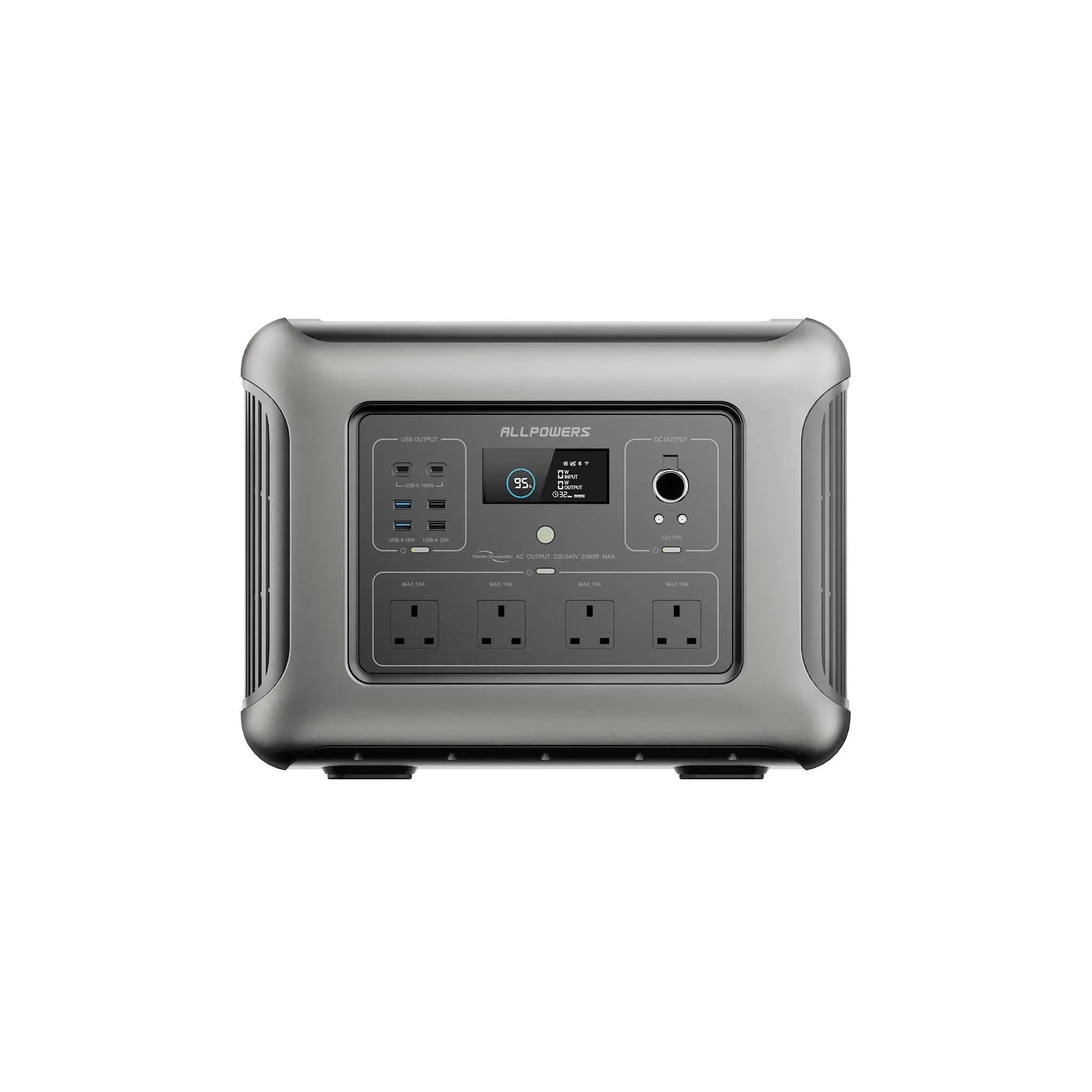 ALLPOWERS R2500 V2 Portable Power Station 2500W 1920Wh LiFeP04 Battery | UK Plug - Image 4