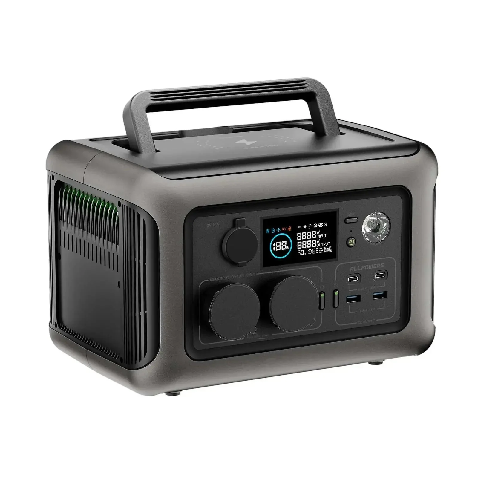 ALLPOWERS R600 Portable Power Station 600W 299Wh LiFeP04 Battery - Image 5